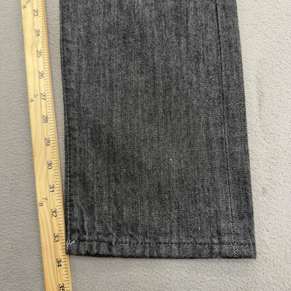 Levis 501 '93 Straight Jeans Mens 29x34 Dark Gray Stretch Button Fly Skater - Picture 9 of 12